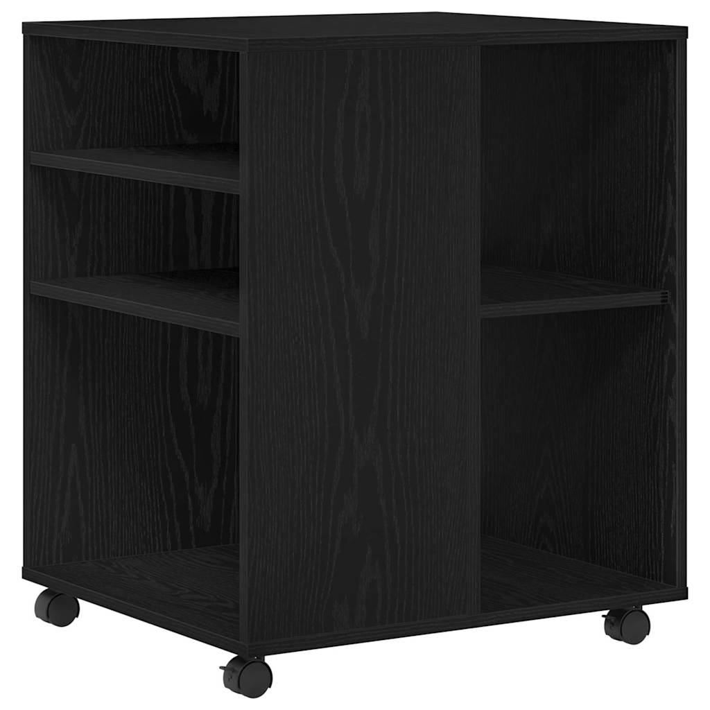 Armario de almacenamiento Roble Negro 60 x 53 x 72,5 cm