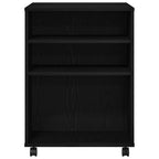 Armario de almacenamiento Roble Negro 60 x 53 x 72,5 cm