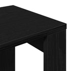 Mesas Nido 3 pcs Roble Negro Madera contrachapada