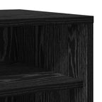 Armario para Zapatos 2 pcs Roble Negro 32 x 35 x 70 cm