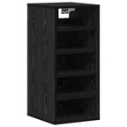 Armario para Zapatos 2 pcs Roble Negro 32 x 35 x 70 cm