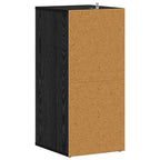 Armario para Zapatos 2 pcs Roble Negro 32 x 35 x 70 cm