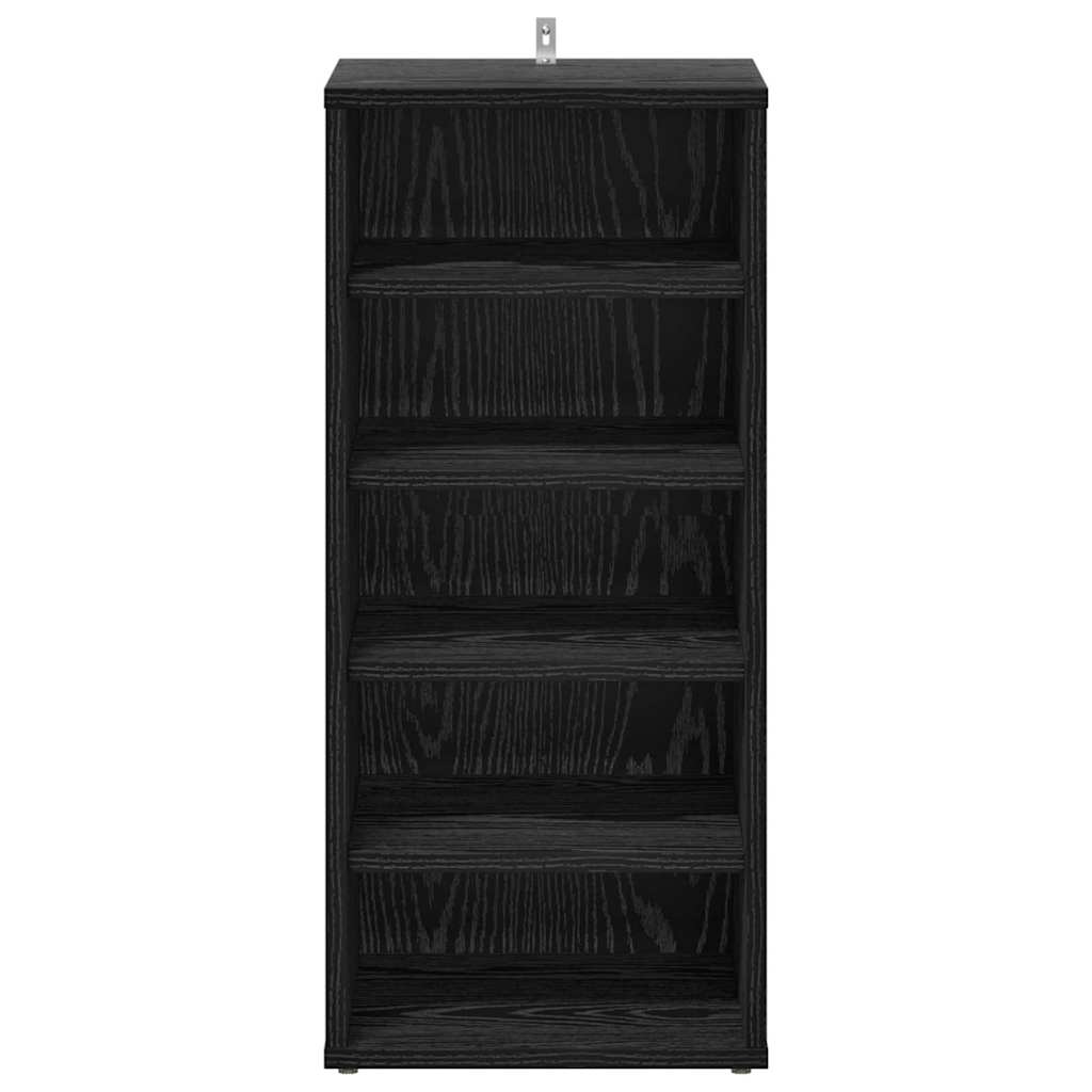 Armario para Zapatos 2 pcs Roble Negro 32 x 35 x 70 cm