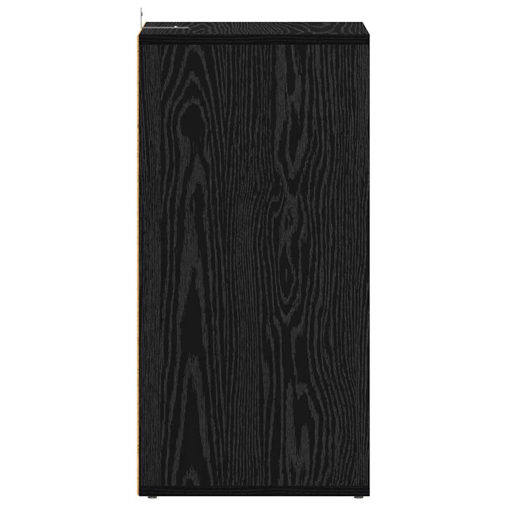 Armario para Zapatos 2 pcs Roble Negro 32 x 35 x 70 cm