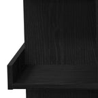 Mesa de Bar con estante Roble Negro 100 x 48 x 101,5 cm