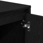 Gabinete de TV Roble Negro 102 x 37,5 x 52,5 cm