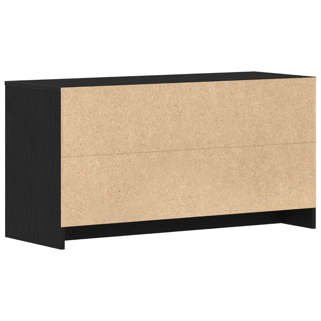 Gabinete de TV Roble Negro 102 x 37,5 x 52,5 cm
