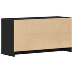 Gabinete de TV Roble Negro 102 x 37,5 x 52,5 cm