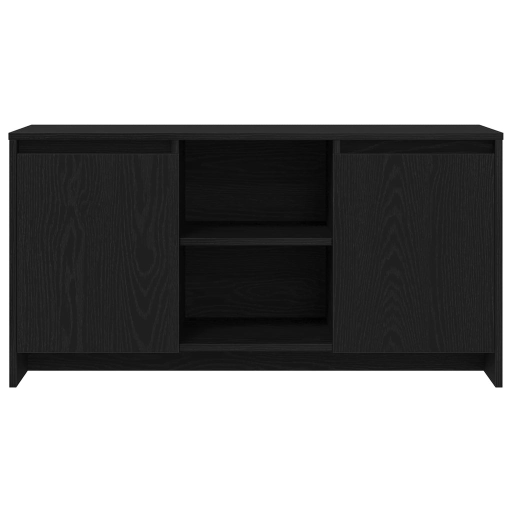 Gabinete de TV Roble Negro 102 x 37,5 x 52,5 cm
