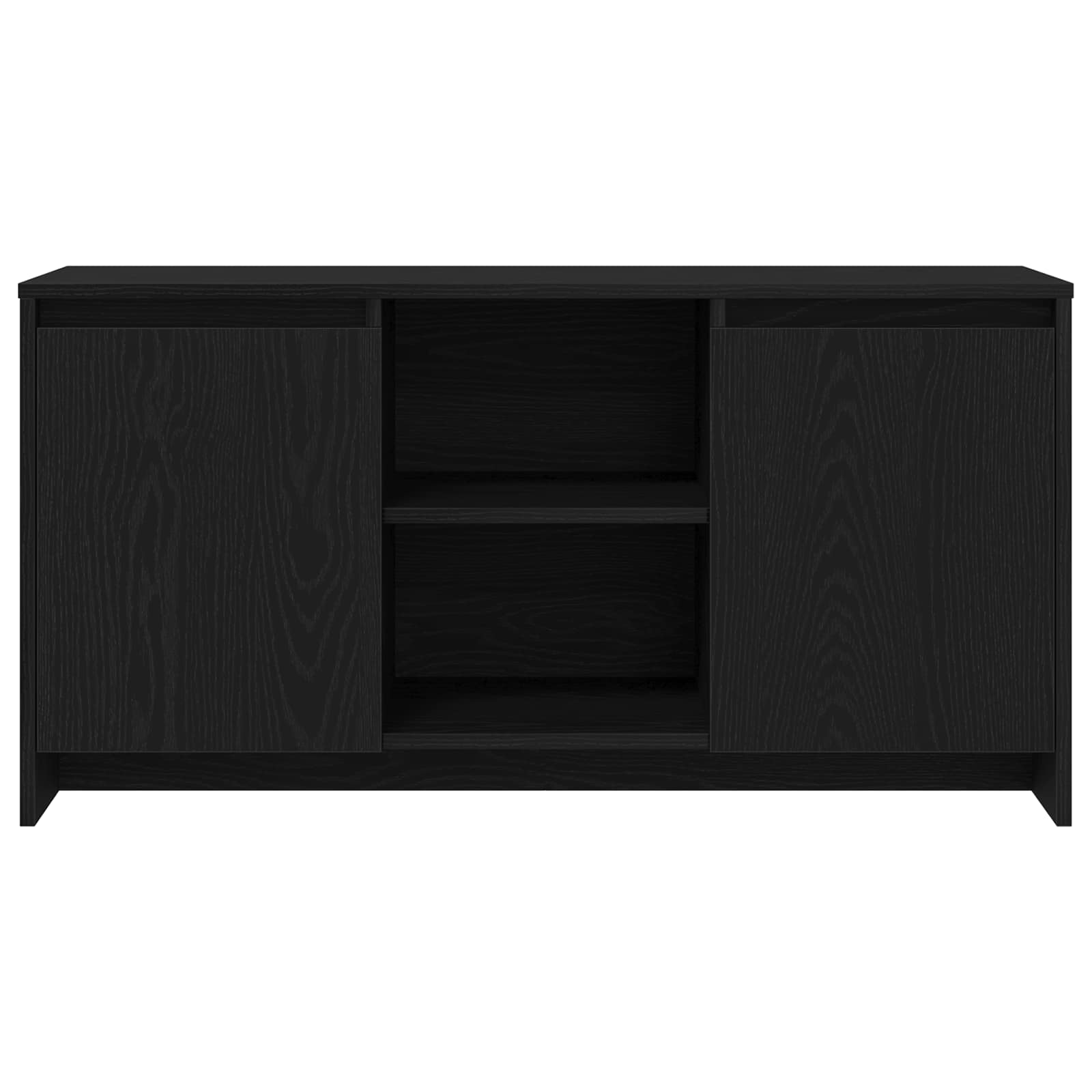 Gabinete de TV Roble Negro 102 x 37,5 x 52,5 cm