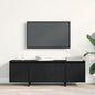 TV Cabinet Black Oak 120 x 30 x 40.5 cm