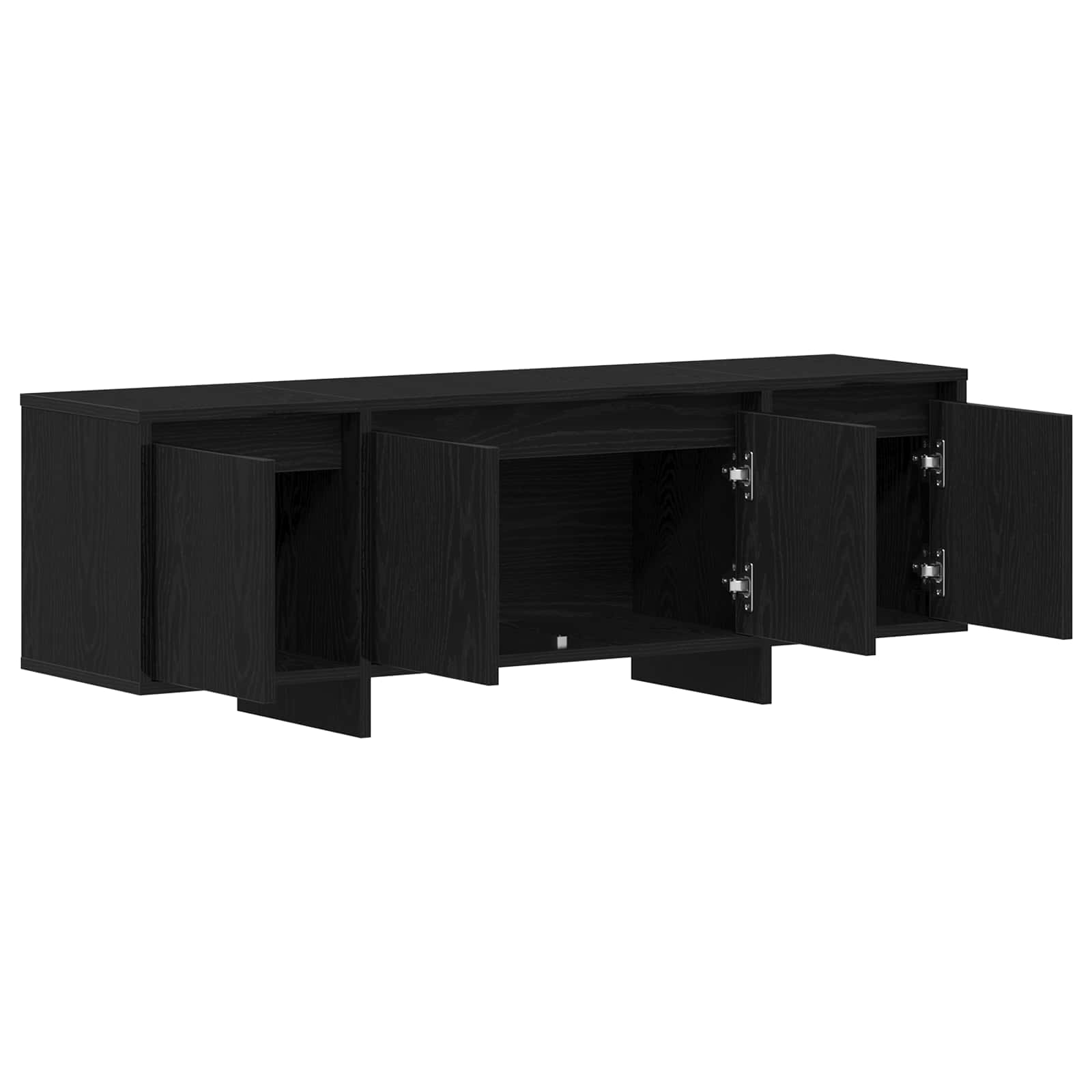 Gabinete de TV Roble Negro 120 x 30 x 40,5 cm
