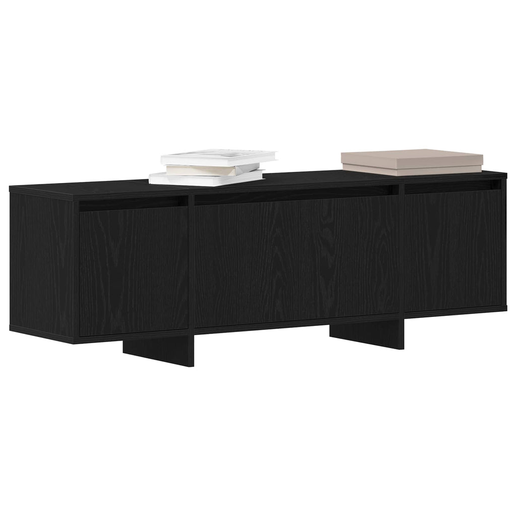Gabinete de TV Roble Negro 120 x 30 x 40,5 cm