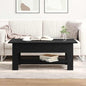 Mesa de Café Roble Negro 102 x 55 x 42 cm Madera de ingeniería