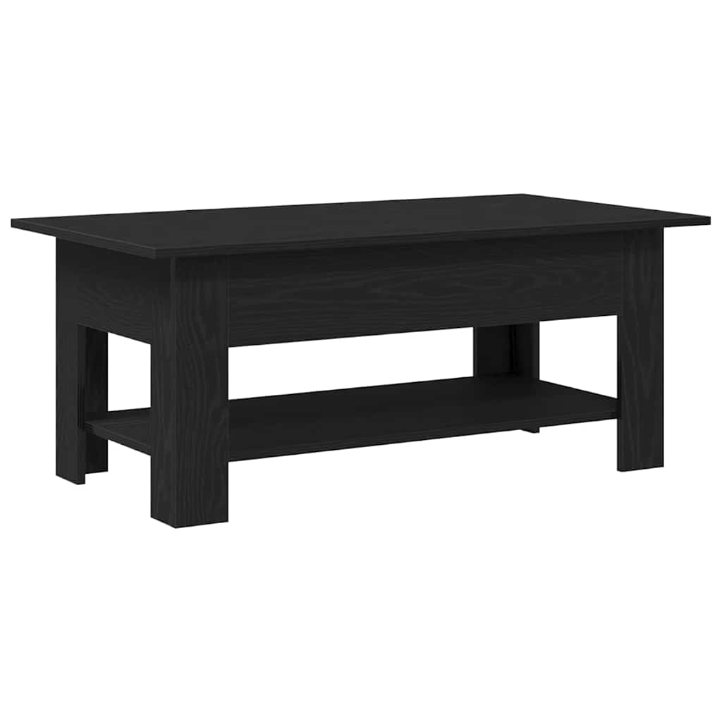 Mesa de Café Roble Negro 102 x 55 x 42 cm Madera de ingeniería