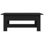 Mesa de Café Roble Negro 102 x 55 x 42 cm Madera de ingeniería