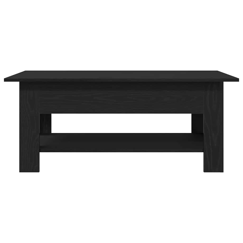 Mesa de Café Roble Negro 102 x 55 x 42 cm Madera de ingeniería