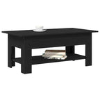 Mesa de Café Roble Negro 102 x 55 x 42 cm Madera de ingeniería