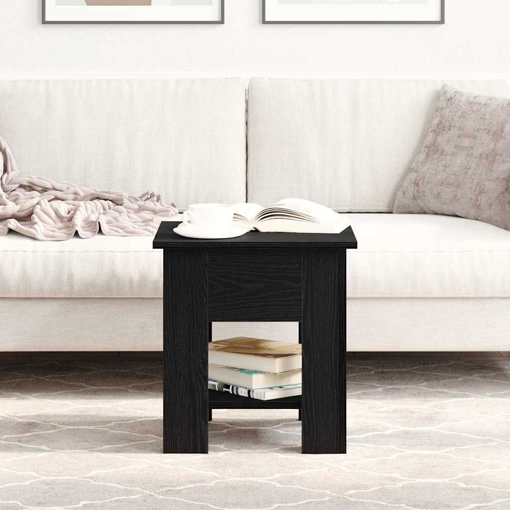Black Oak Coffee Table 102 x 55 x 42 cm Engineered Wood