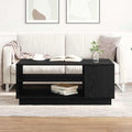 Mesa de Café Roble Negro 102 x 55 x 43 cm Madera de ingeniería