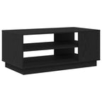 Mesa de Café Roble Negro 102 x 55 x 43 cm Madera de ingeniería