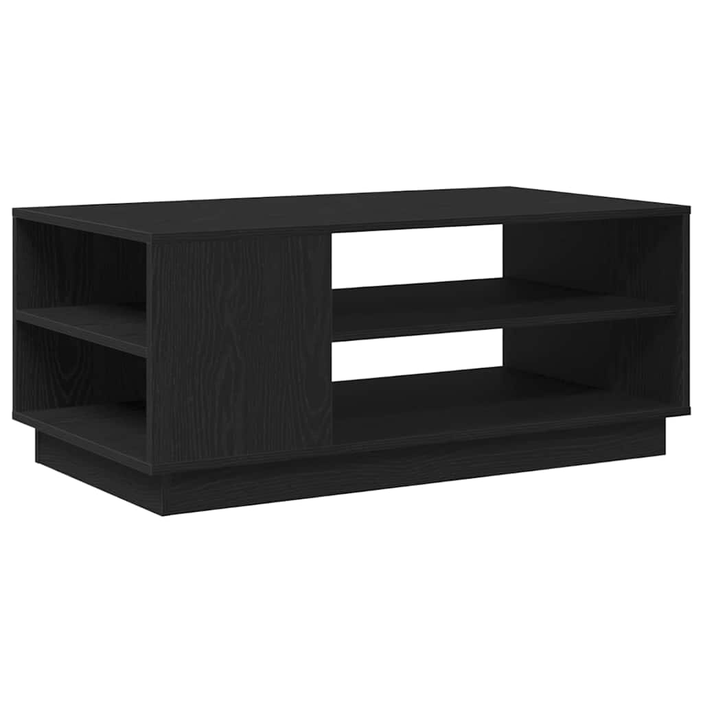 Mesa de Café Roble Negro 102 x 55 x 43 cm Madera de ingeniería