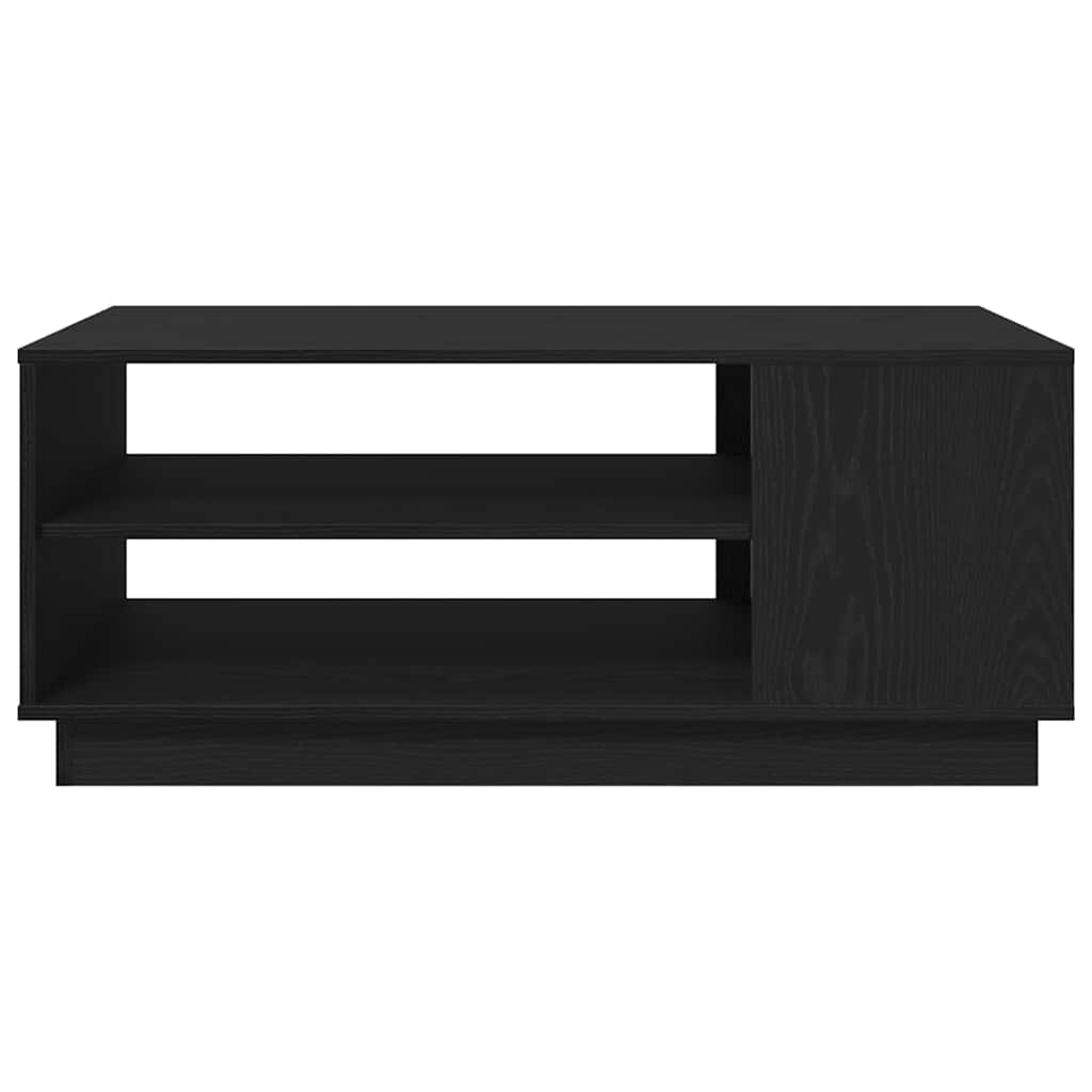 Mesa de Café Roble Negro 102 x 55 x 43 cm Madera de ingeniería
