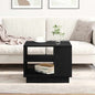 Mesa de Centro Carvalho Preto 102 x 55 x 43 cm Madeira Manufaturada