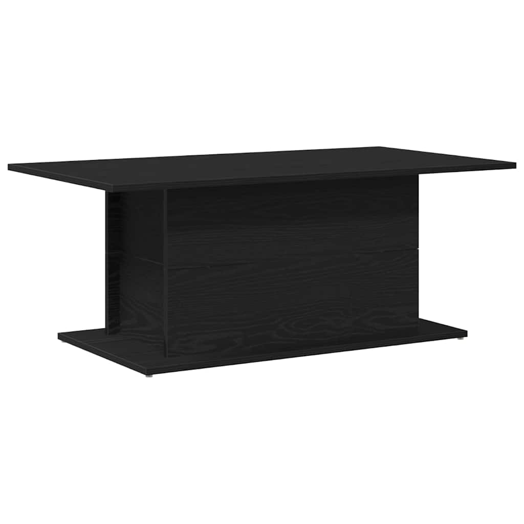 Mesa de Café Roble Negro 102 x 55,5 x 40 cm