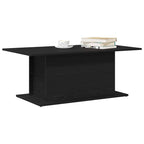 Mesa de Café Roble Negro 102 x 55,5 x 40 cm