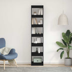Librería Roble Negro 40 x 30 x 198 cm Madera de ingeniería
