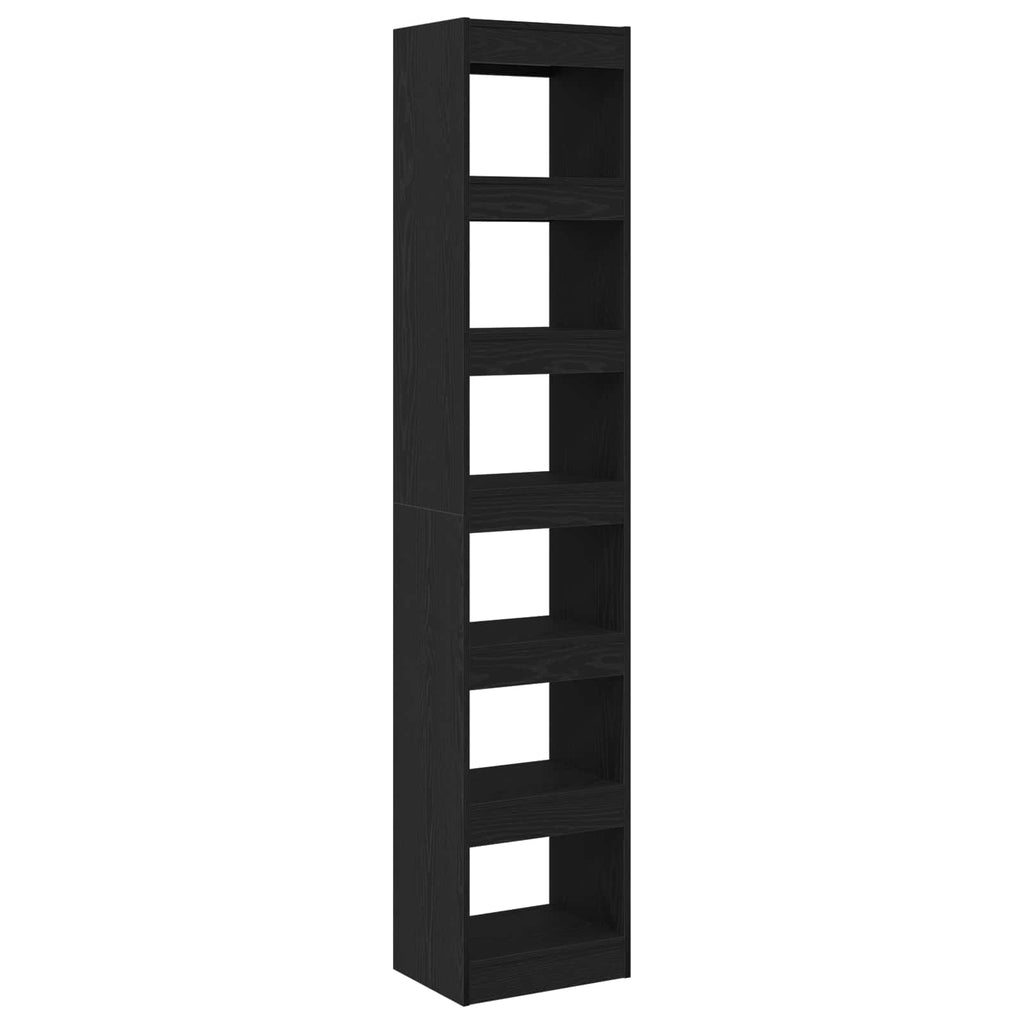 Librería Roble Negro 40 x 30 x 198 cm Madera de ingeniería