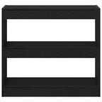 Estantería para libros 2 pcs Roble Negro 80 x 30 x 72 cm
