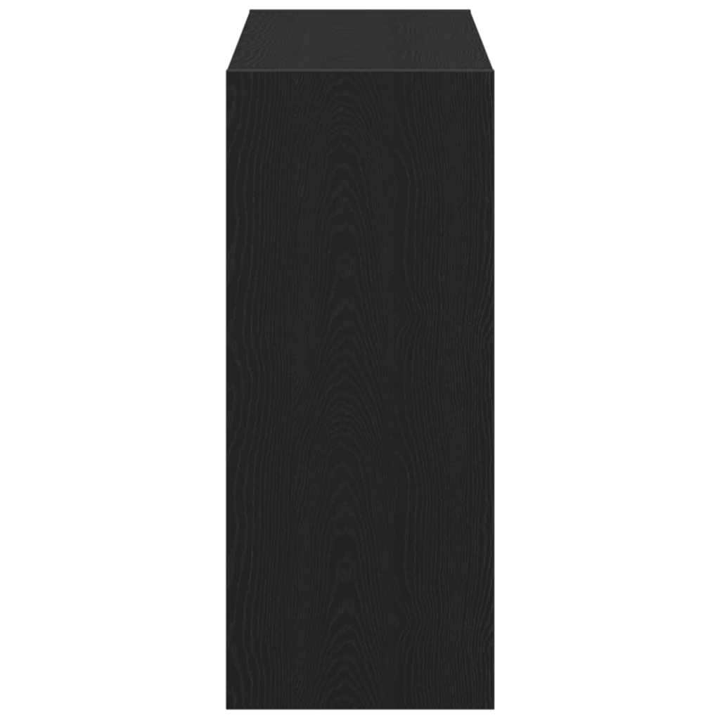 Estantería para libros 2 pcs Roble Negro 80 x 30 x 72 cm