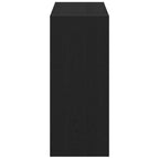 Estantería para libros 2 pcs Roble Negro 80 x 30 x 72 cm