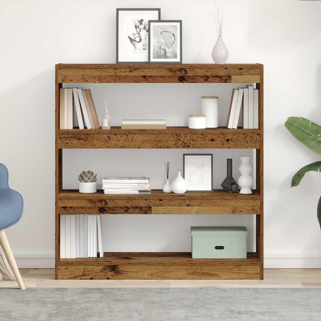 Estante de libros Roble ahumado 80 x 30 x 78,5 cm