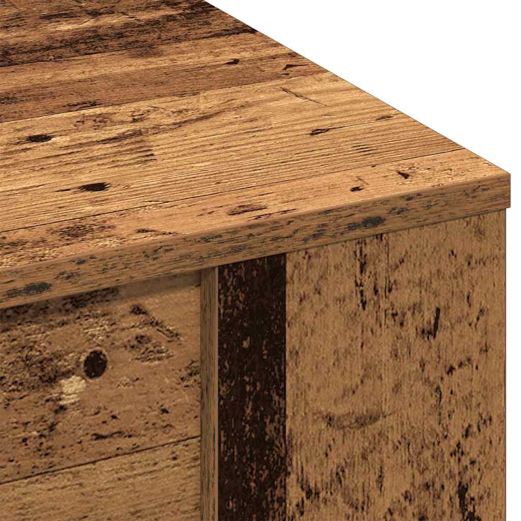 Mesa de Café Madera envejecida 102 x 55 x 45 cm