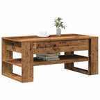 Mesa de Café Madera envejecida 102 x 55 x 45 cm