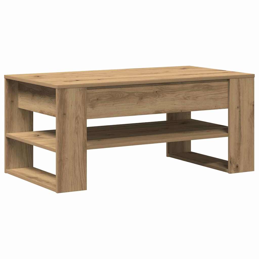 Mesa de Café Roble artesanal 102 x 55 x 45 cm