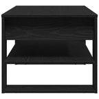 Mesa de Café Roble Negro 102 x 55 x 45 cm Madera de ingeniería