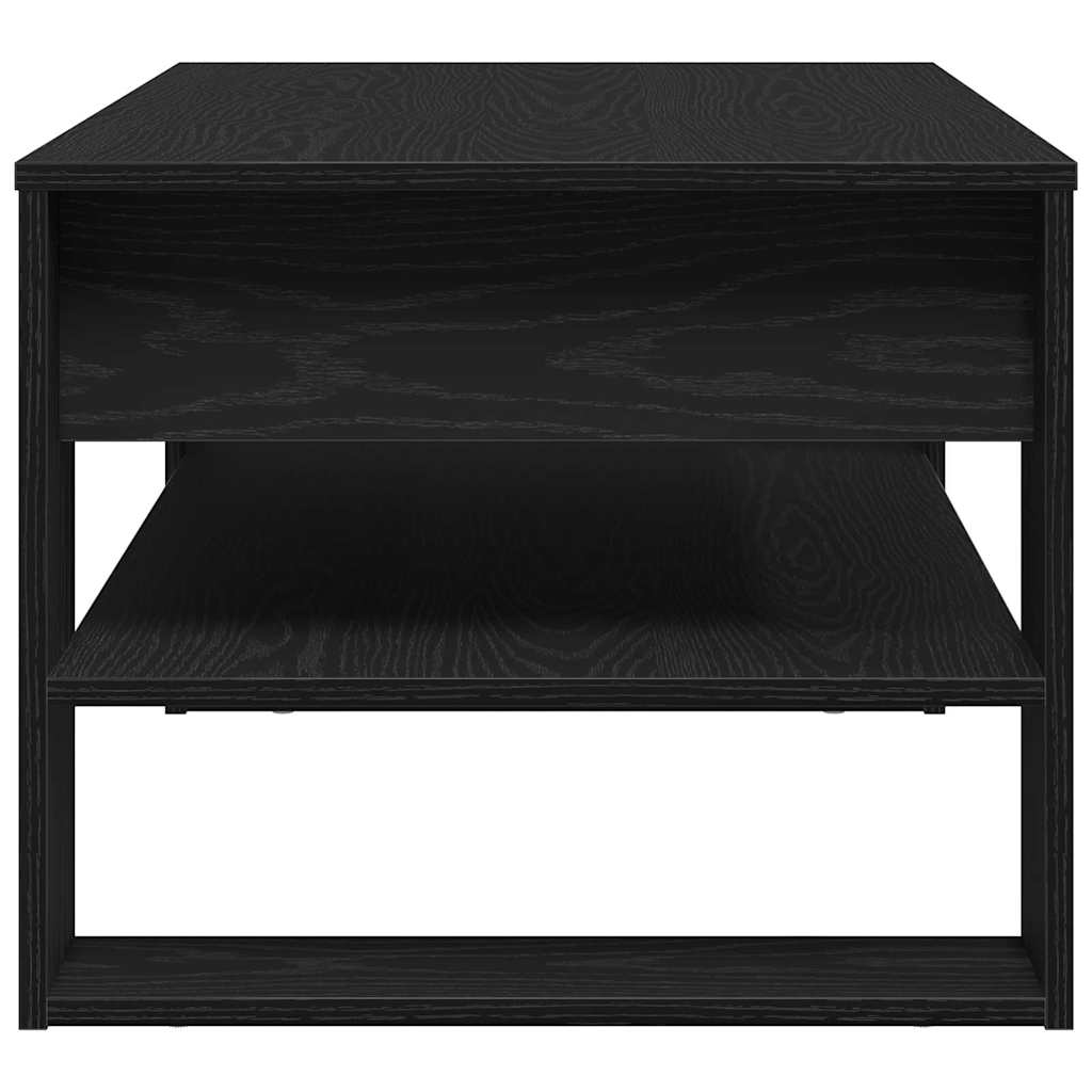 Mesa de Café Roble Negro 102 x 55 x 45 cm Madera de ingeniería