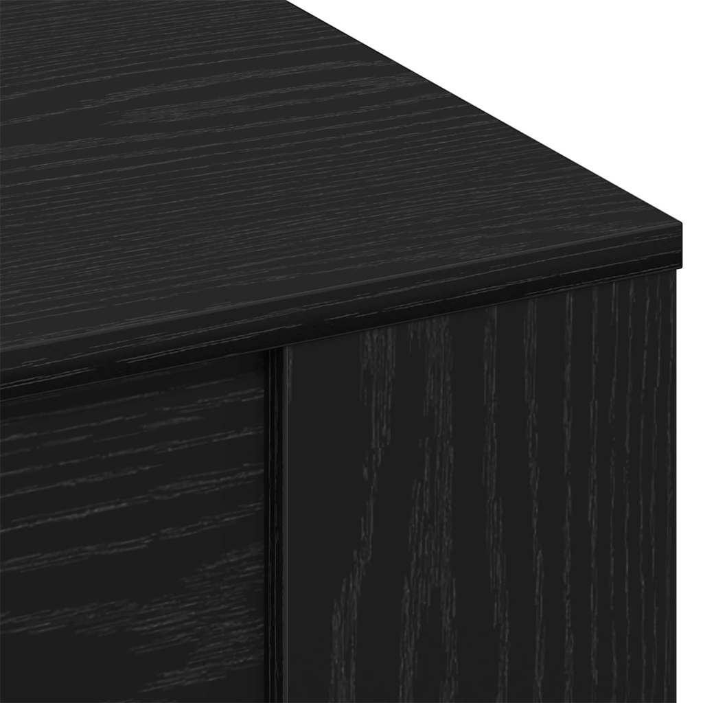 Mesa de Café Roble Negro 55,5 x 55 x 45 cm Madera de ingeniería