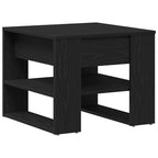 Mesa de Café Roble Negro 55,5 x 55 x 45 cm Madera de ingeniería