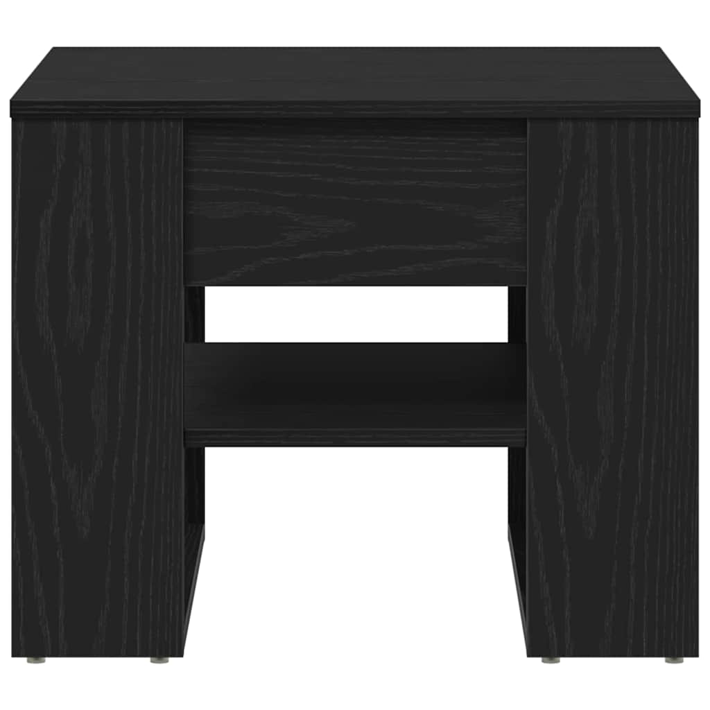 Mesa de Café Roble Negro 55,5 x 55 x 45 cm Madera de ingeniería