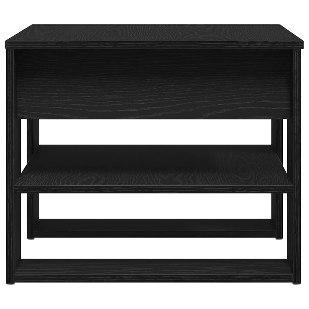 Mesa de Café Roble Negro 55,5 x 55 x 45 cm Madera de ingeniería
