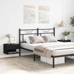Armario de Noche con cajón 2 pcs Roble Negro 46 x 30 x 30 cm