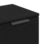 Vitrina Roble Negro 60 x 30 x 70 cm Madera contrachapada