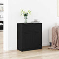 Vitrina Roble Negro 60 x 30 x 70 cm Madera contrachapada