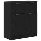 Vitrina Roble Negro 60 x 30 x 70 cm Madera contrachapada