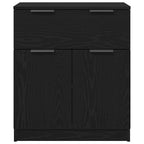 Vitrina Roble Negro 60 x 30 x 70 cm Madera contrachapada